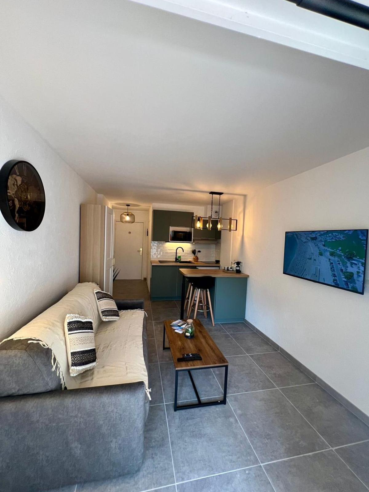 Studio Climatise, Cosy Et Calme Au Centre Ville أنتيب المظهر الخارجي الصورة